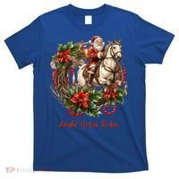 Christmas Jingle Horse Rodeo Winter Funny S Gift T-Shirt thumb 0