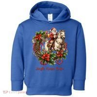 Christmas Jingle Horse Rodeo Winter Funny S Gift Toddler Hoodie thumb 0