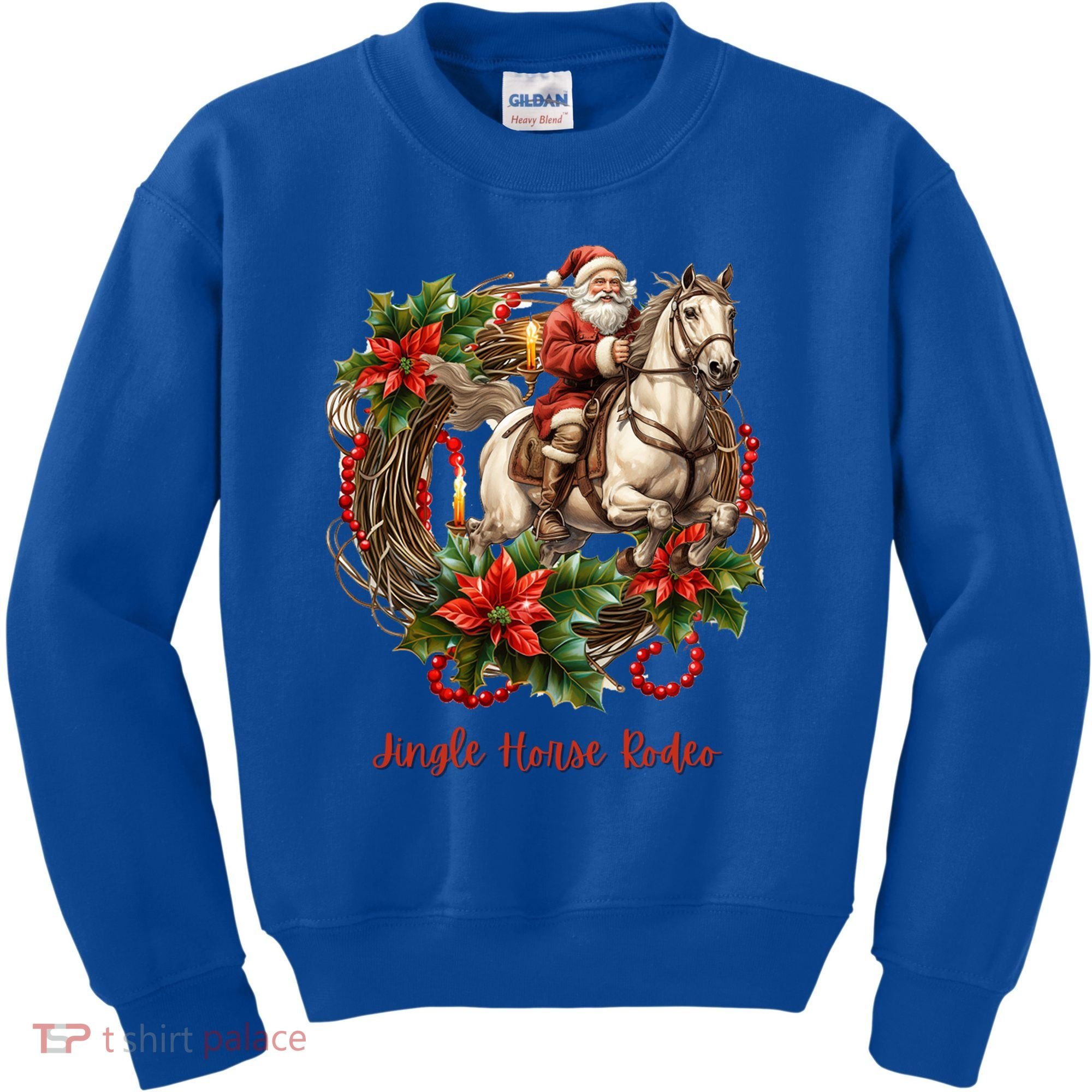 Christmas Jingle Horse Rodeo Winter Funny S Gift Kids Sweatshirt