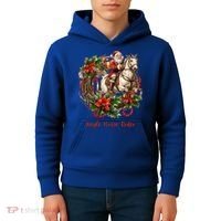 Christmas Jingle Horse Rodeo Winter Funny S Gift Kids Hoodie thumb 4