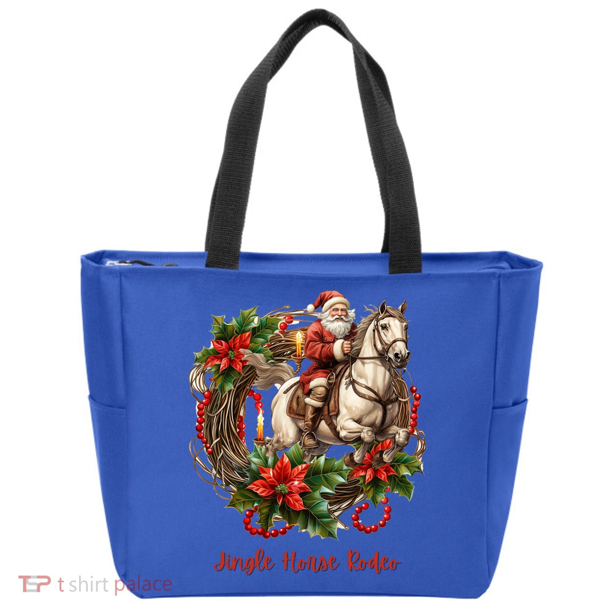 Christmas Jingle Horse Rodeo Winter Funny S Gift Tote Bag