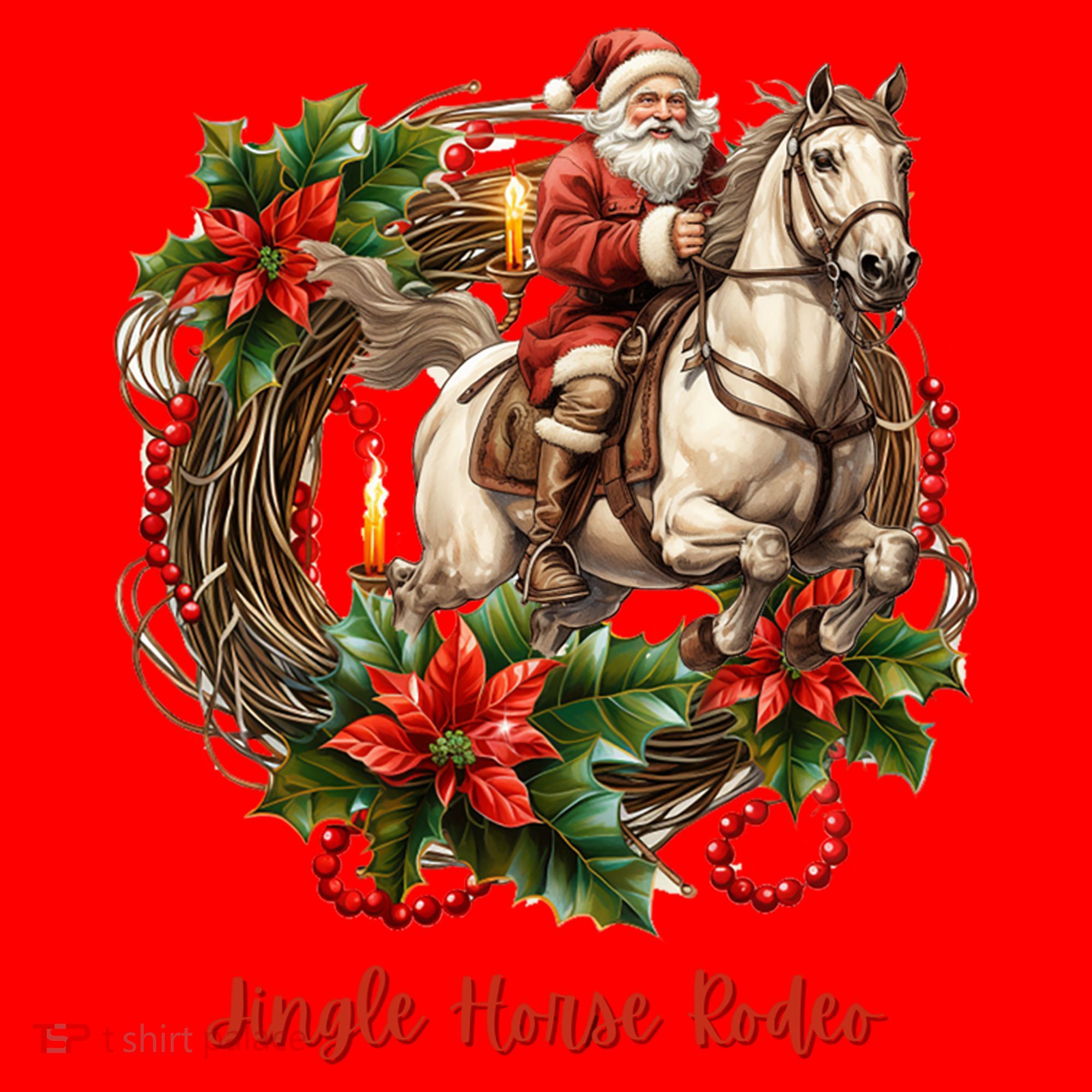 Christmas Jingle Horse Rodeo Winter Funny S Gift Santa Hat