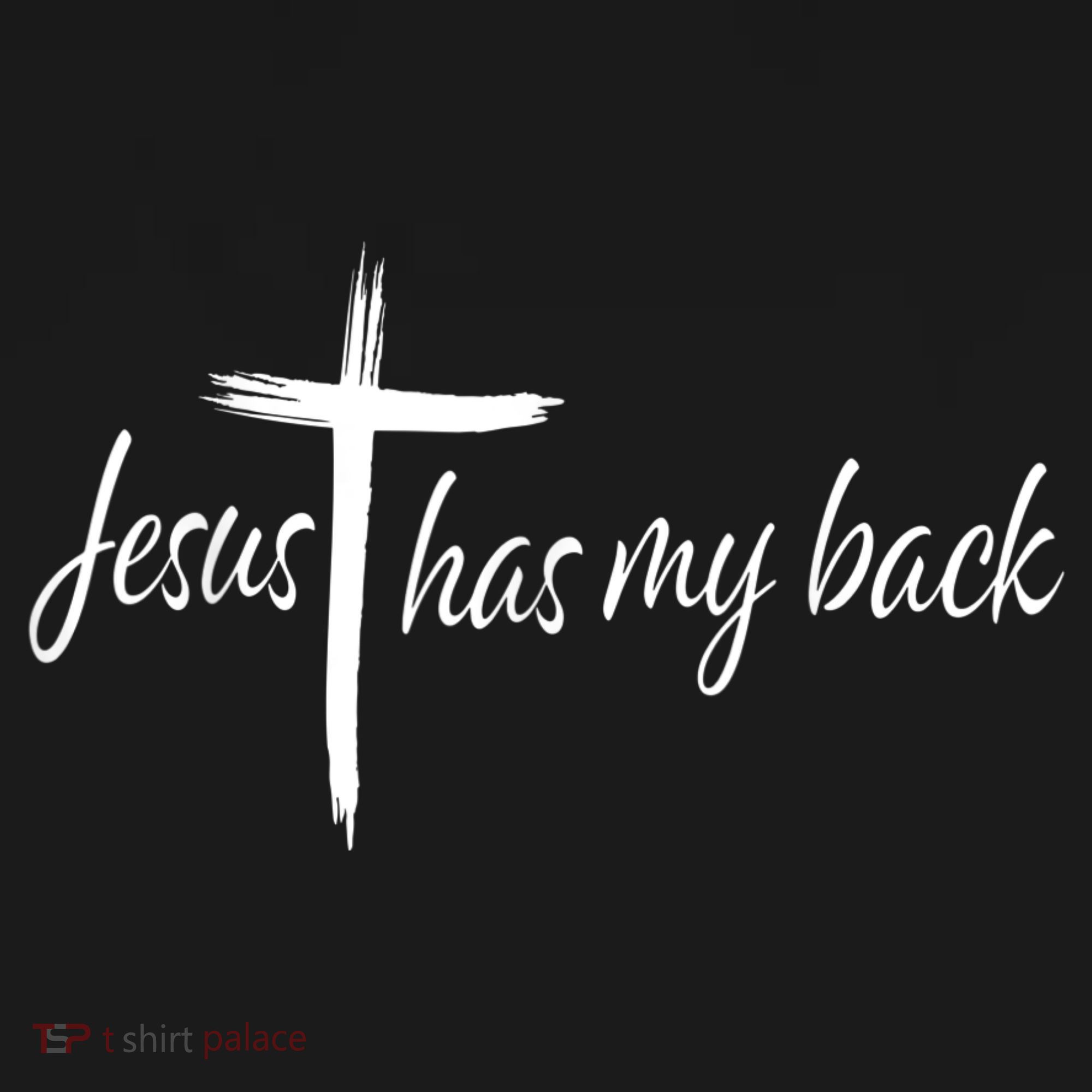 Cross Jesus Has My Back Christian Worshiper Religious Saying Sweatshirt