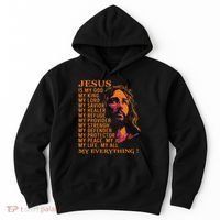 Christian Jesus Is My God King Lord And Savior Hoodie thumb 0