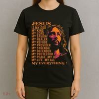 Christian Jesus Is My God King Lord And Savior T-Shirt thumb 4