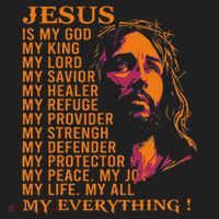 Christian Jesus Is My God King Lord And Savior Beanie thumb 2