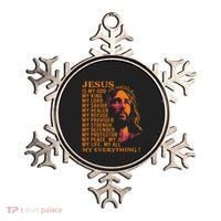Christian Jesus Is My God King Lord And Savior Ornament thumb 0