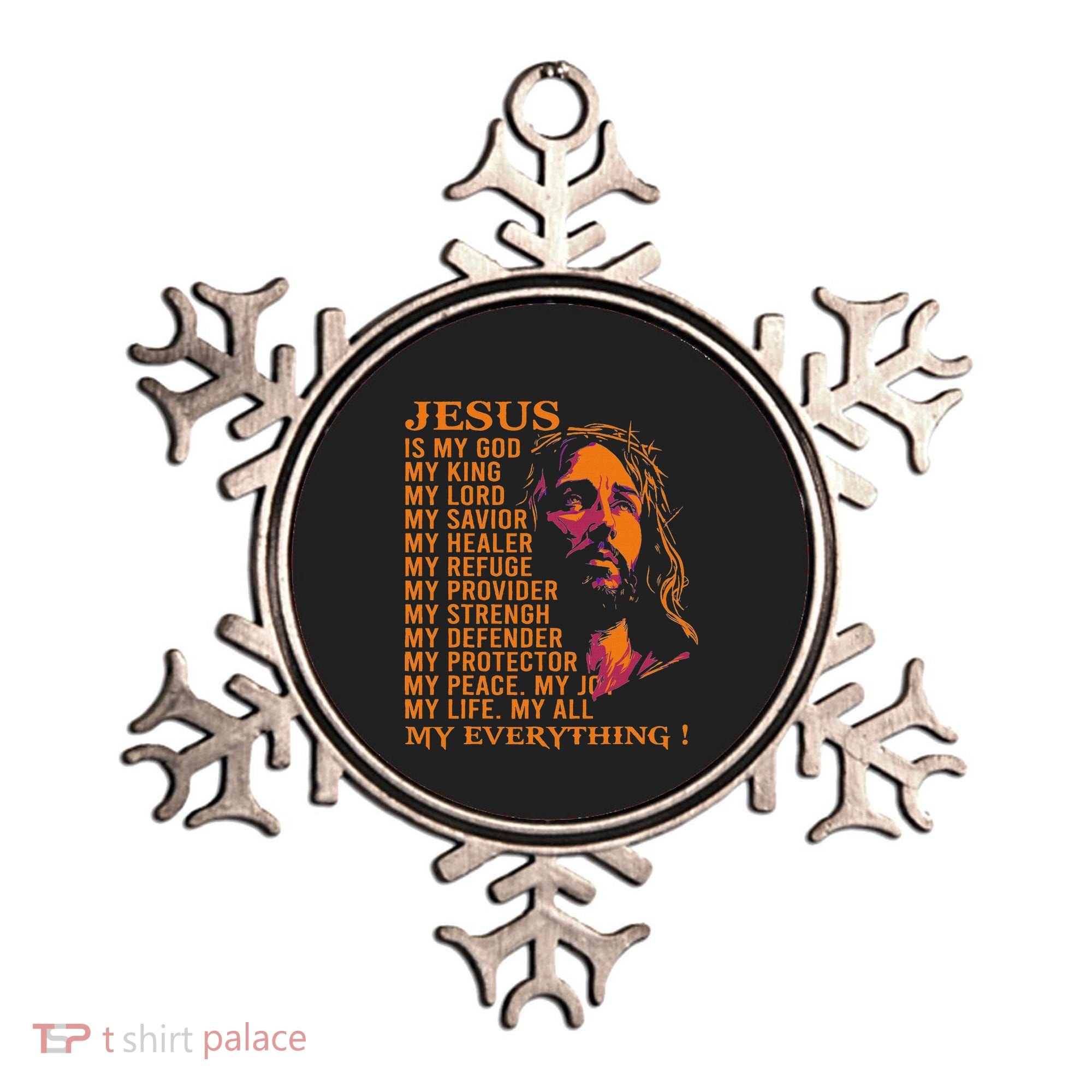 Christian Jesus Is My God King Lord And Savior Ornament