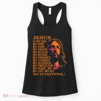 Christian Jesus Is My God King Lord And Savior Women's Tank Top thumb 0