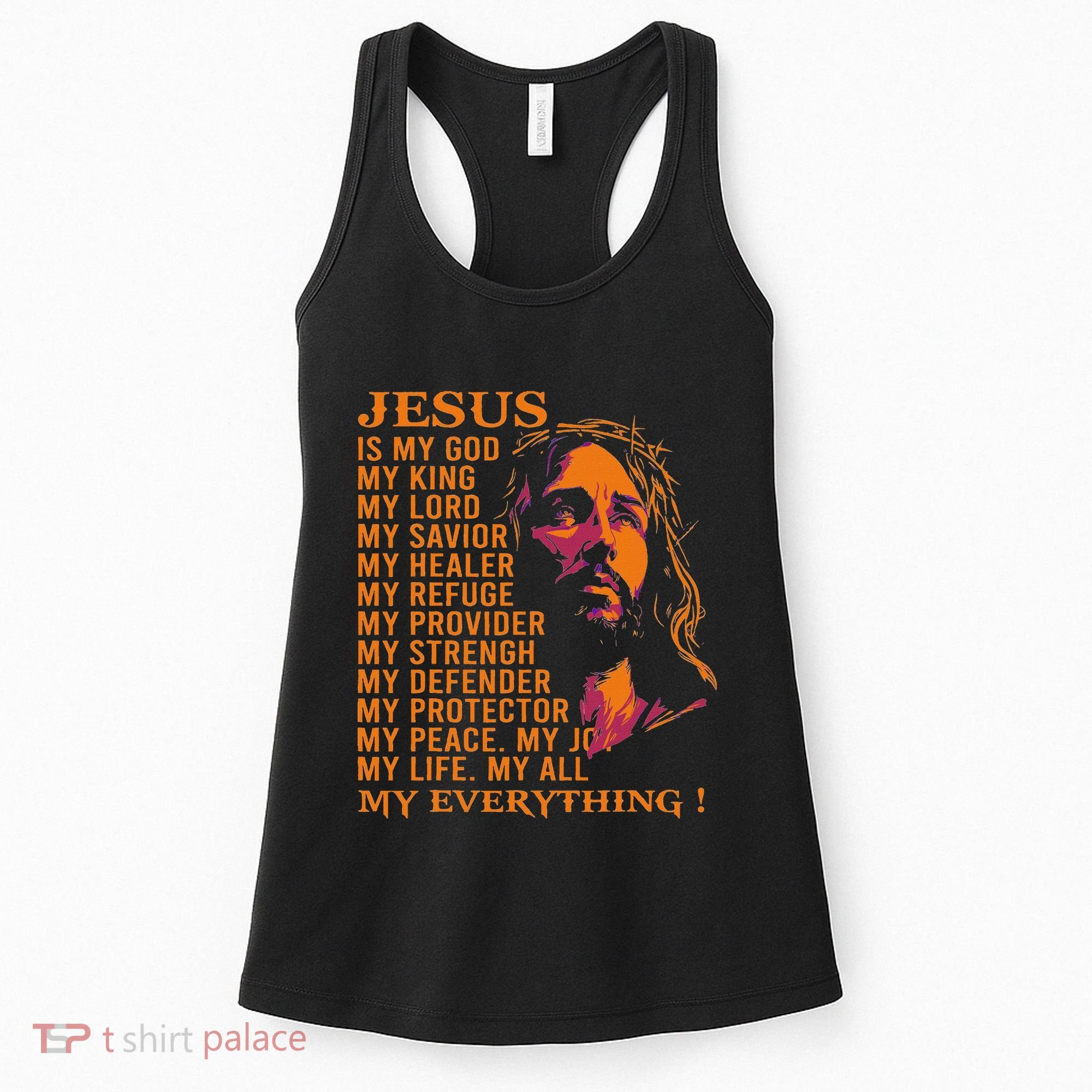 Christian Jesus Is My God King Lord And Savior Women's Tank Top