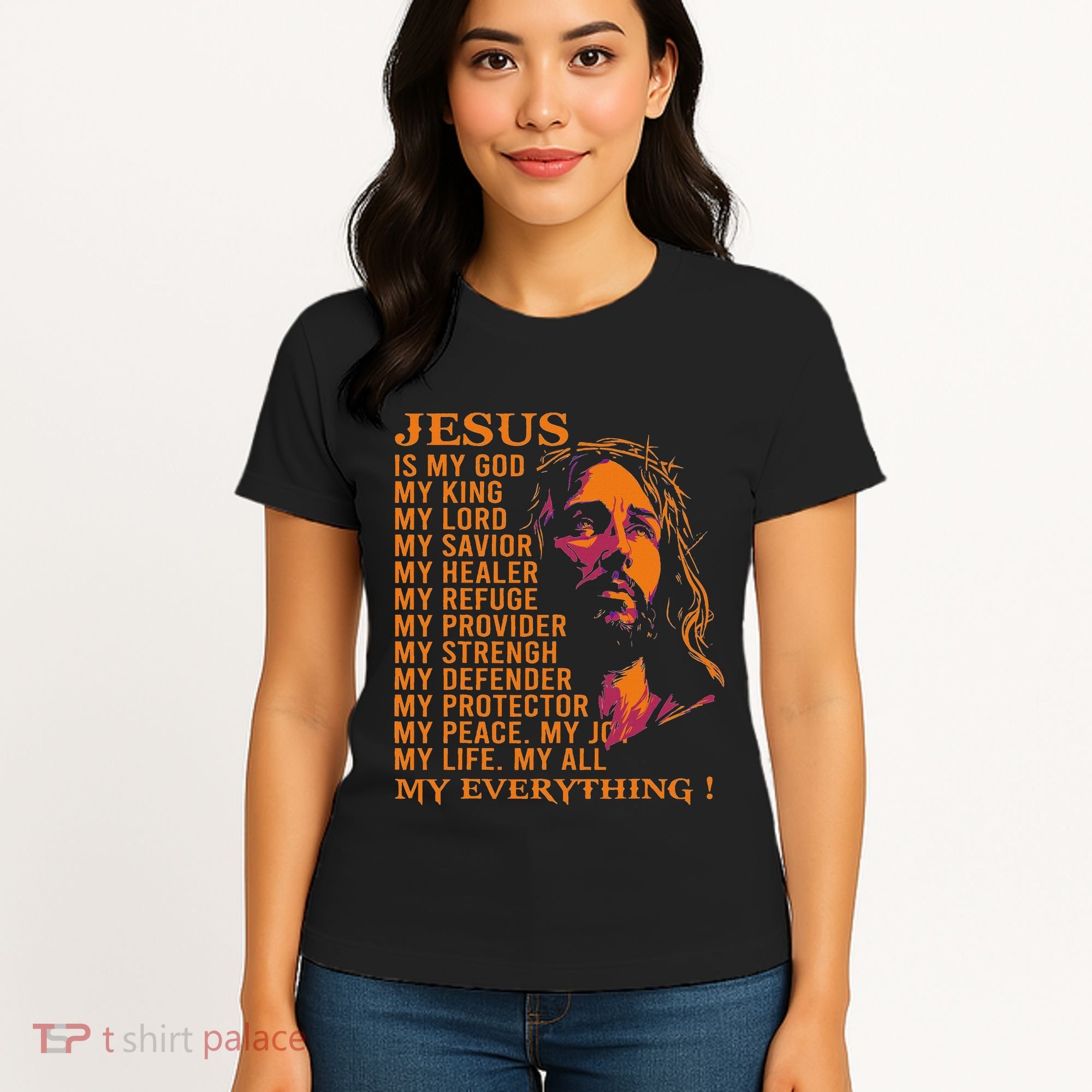 Christian Jesus Is My God King Lord And Savior Women's T-Shirt