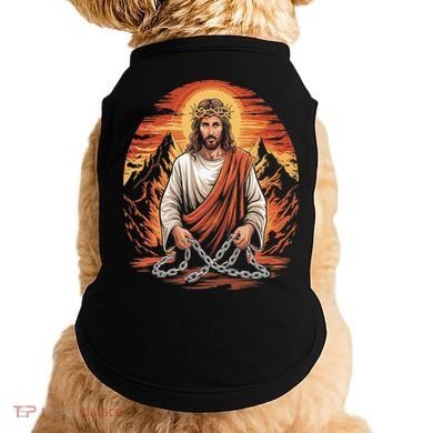 Christian Jesus Is My Rock Biblical Doggie Tank