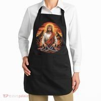 Christian Jesus Is My Rock Biblical Apron thumb 2