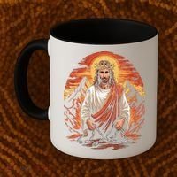 Christian Jesus Is My Rock Biblical Coffee Mug thumb 2