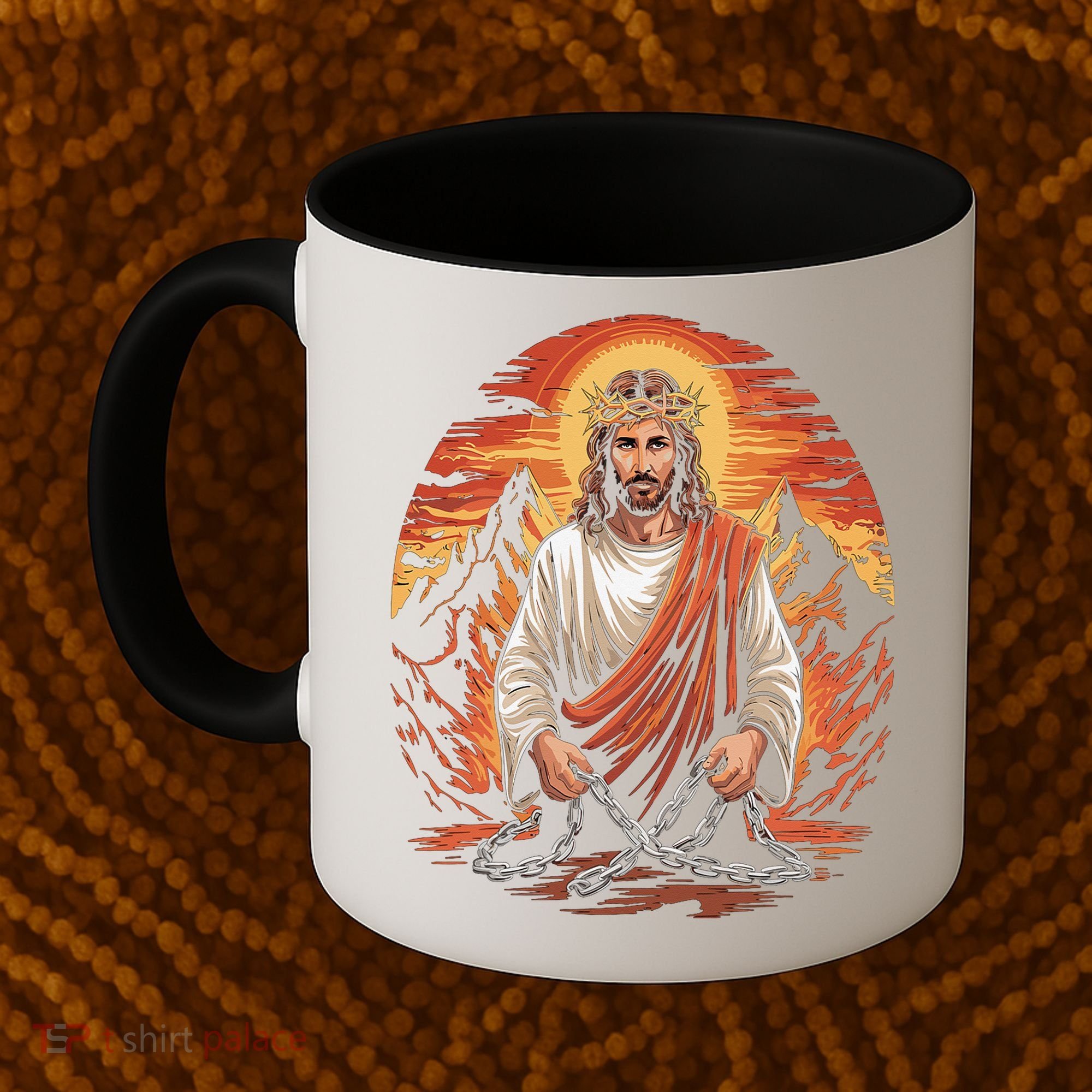 Christian Jesus Is My Rock Biblical Coffee Mug