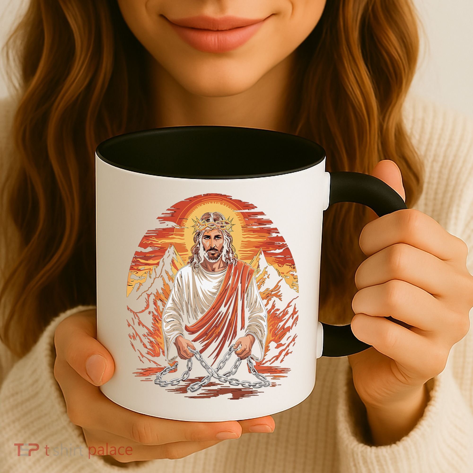 Christian Jesus Is My Rock Biblical Coffee Mug