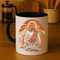 Christian Jesus Is My Rock Biblical Coffee Mug thumb 4