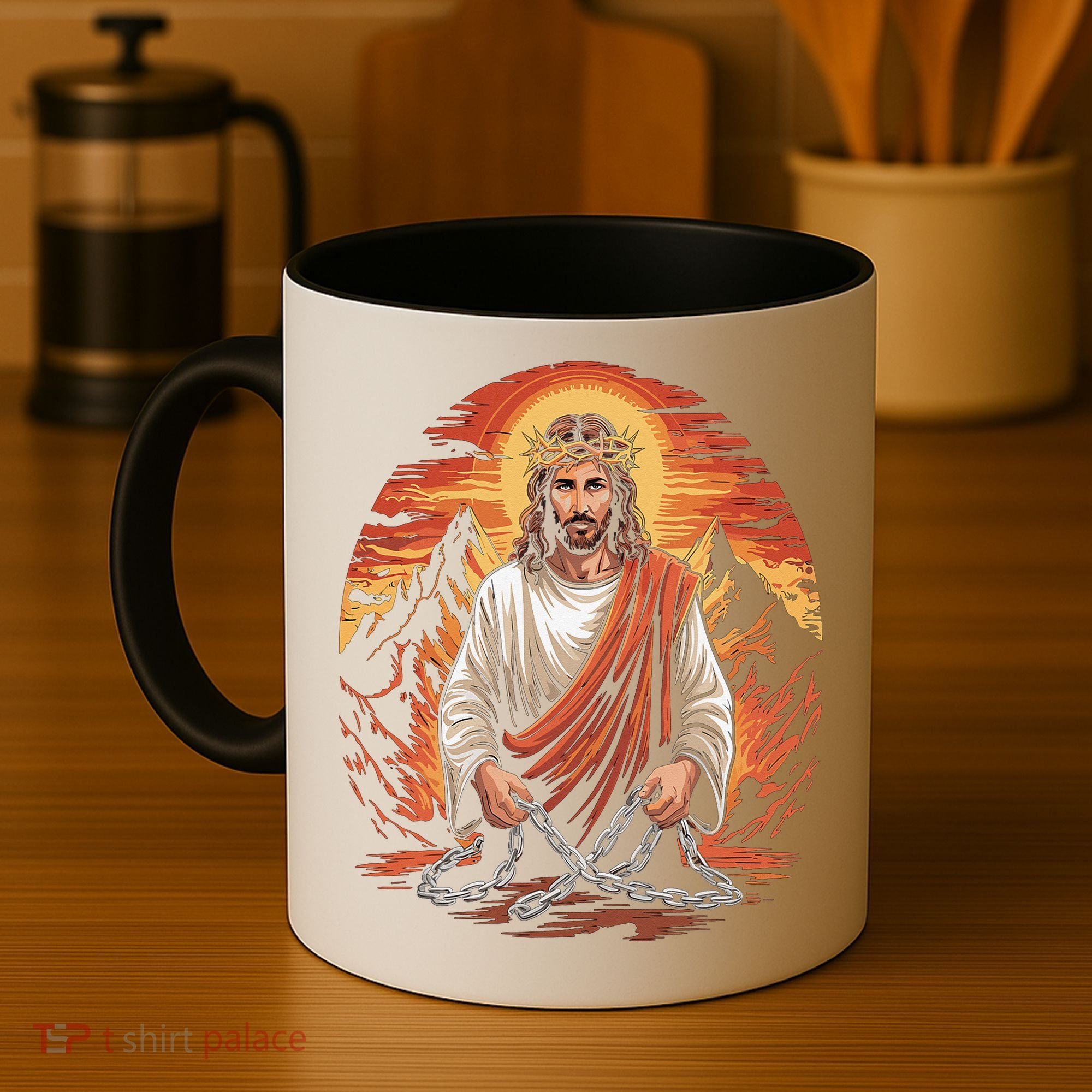 Christian Jesus Is My Rock Biblical Coffee Mug