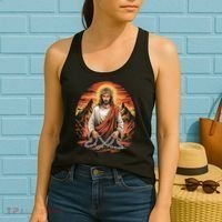 Christian Jesus Is My Rock Biblical Women's Tank Top thumb 2