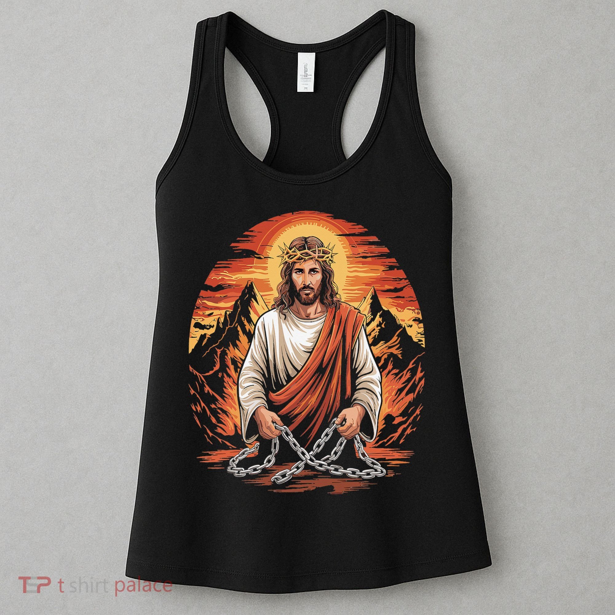 Christian Jesus Is My Rock Biblical Women's Tank Top