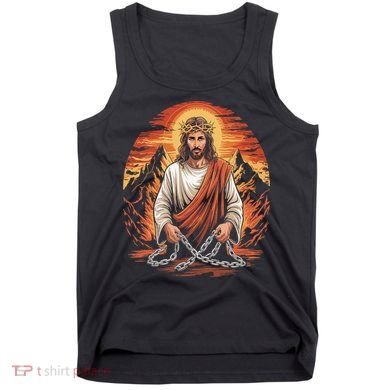 Christian Jesus Is My Rock Biblical Tank Top