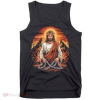 Christian Jesus Is My Rock Biblical Tank Top thumb 0