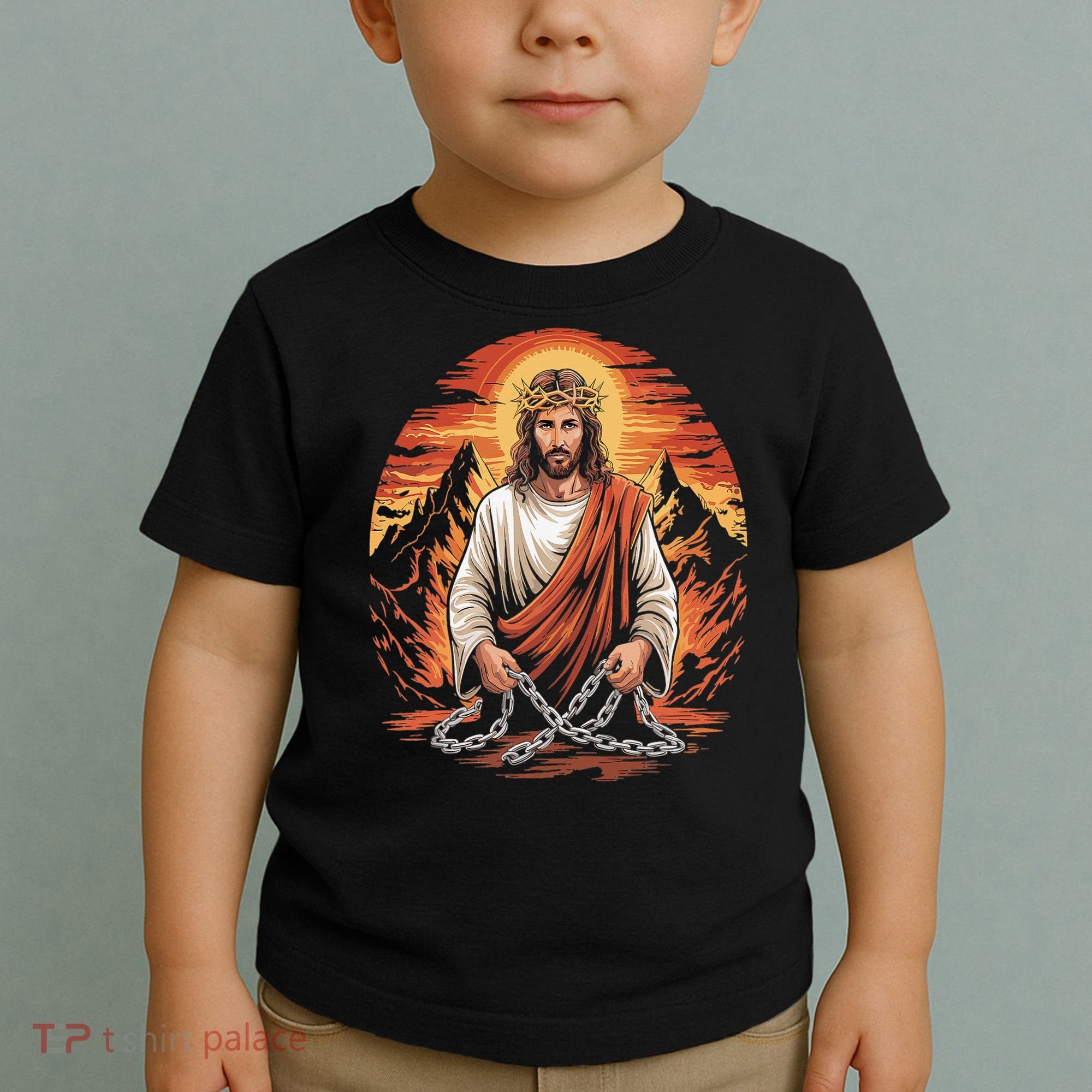 Christian Jesus Is My Rock Biblical Toddler T-Shirt