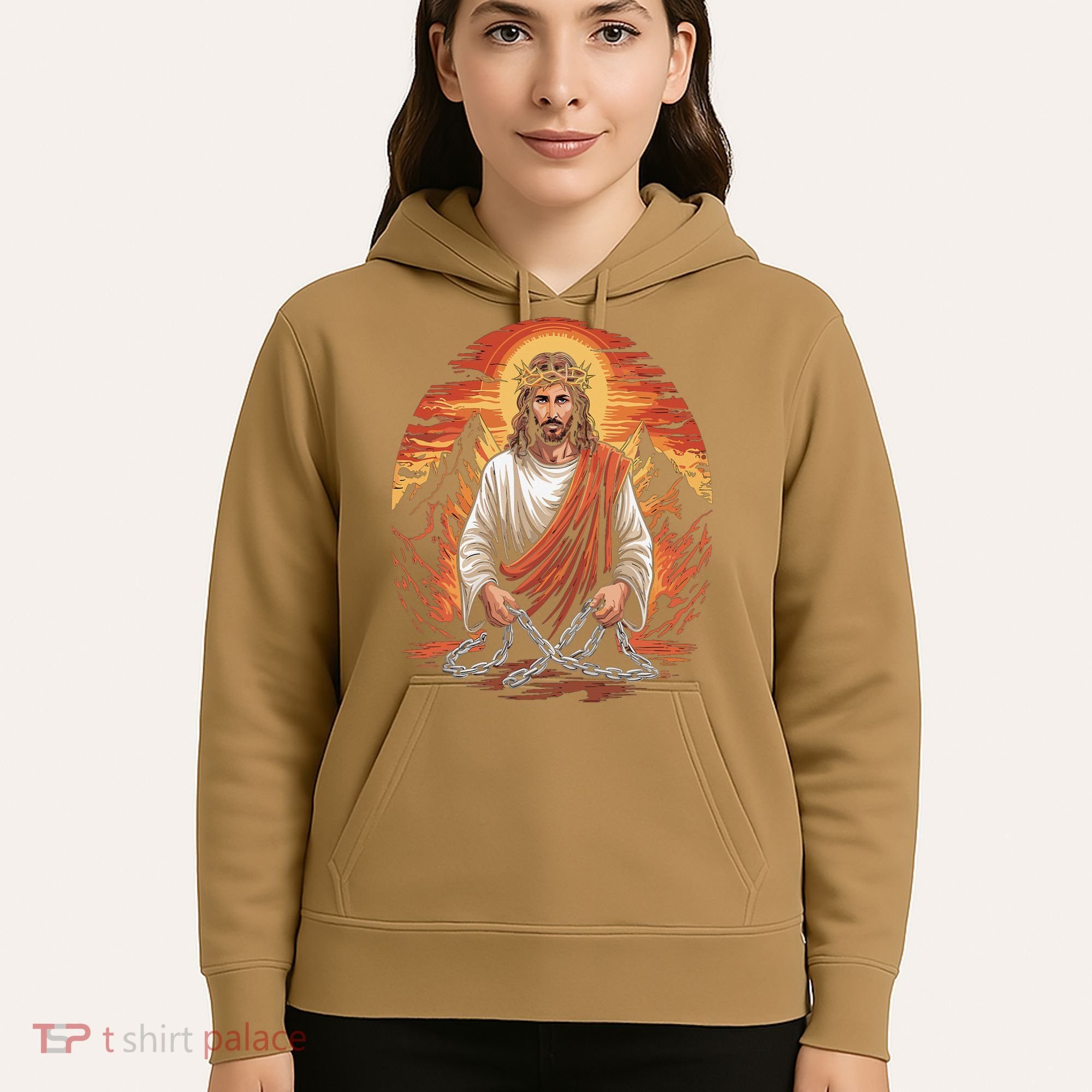 Christian Jesus Is My Rock Biblical Hoodie