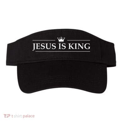 Christian Jesus Is King Design Crown Visor