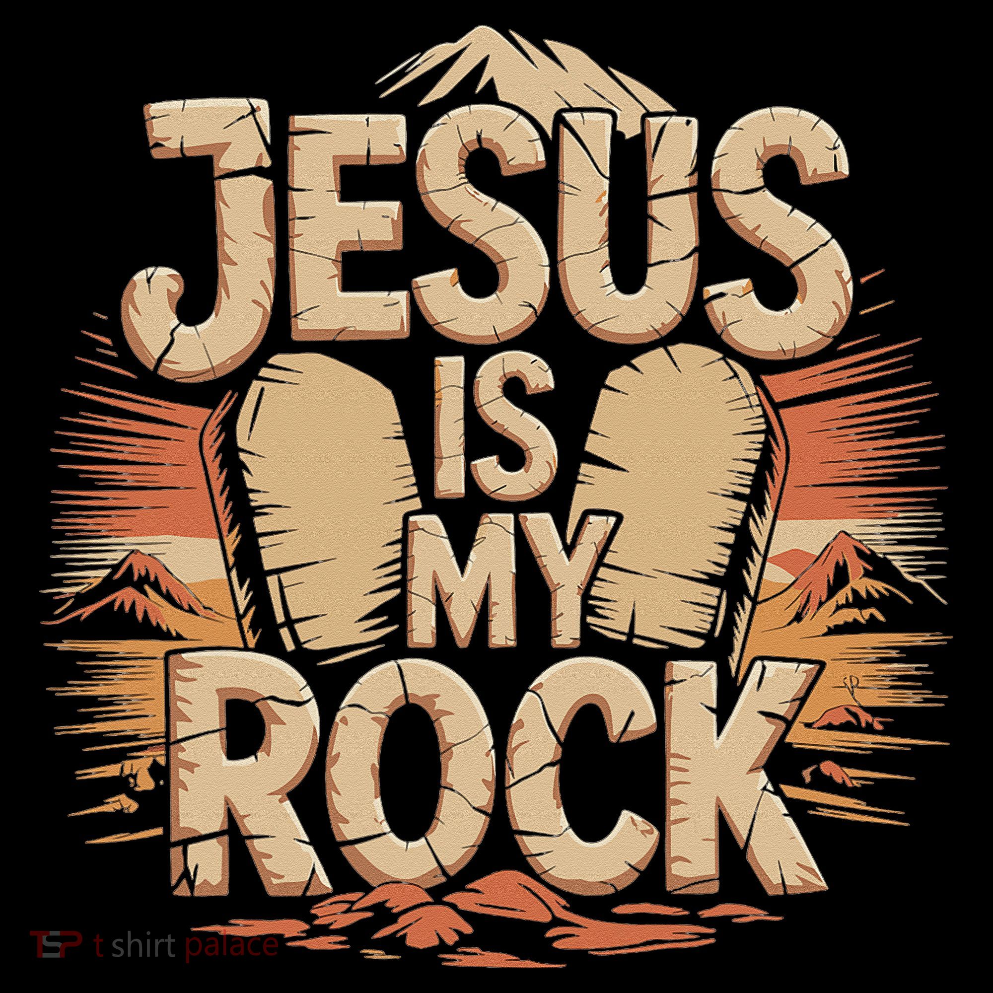 Christian Jesus Is My Rock Bible Verse Biblical Coffee Mug