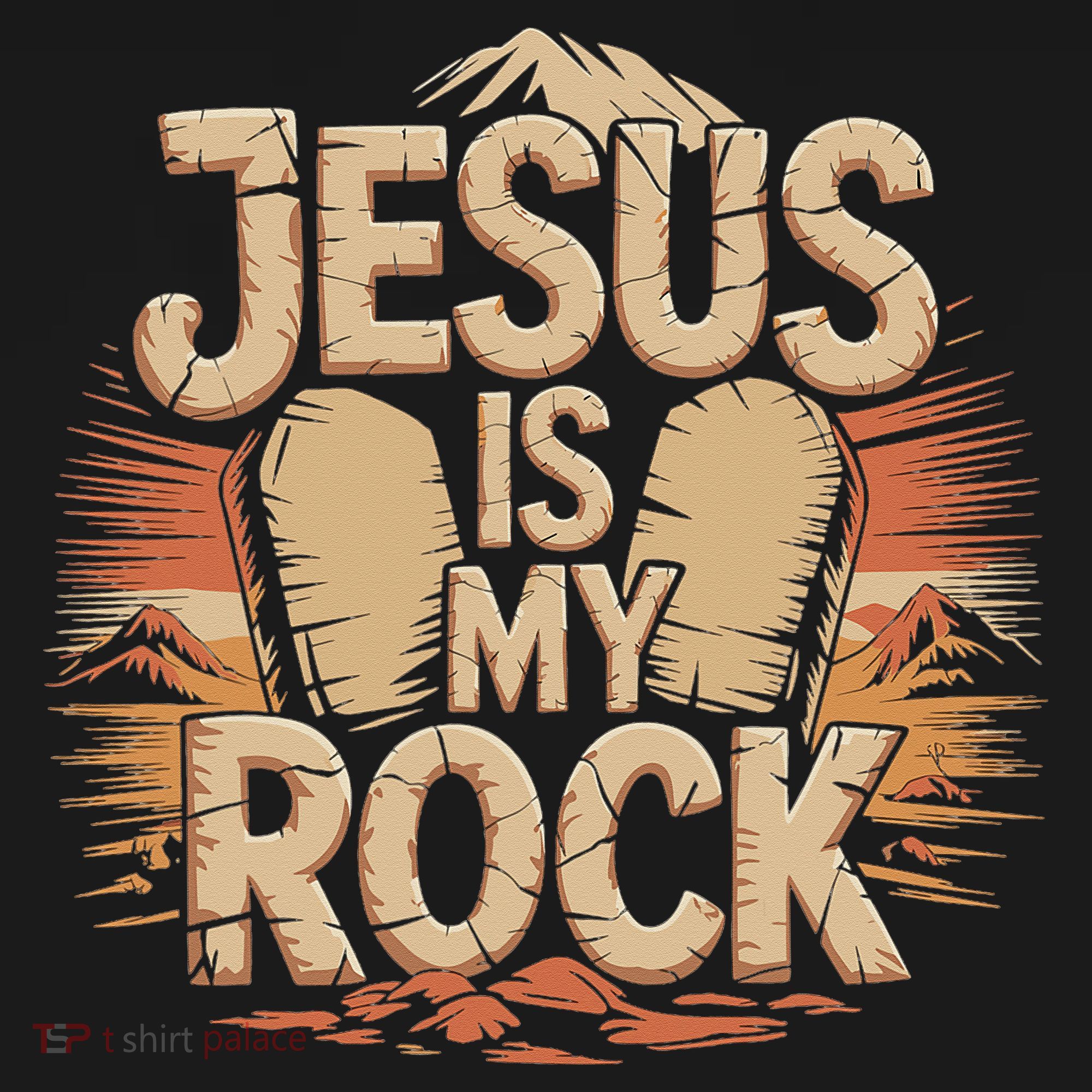 Christian Jesus Is My Rock Bible Verse Biblical Women's Hoodie
