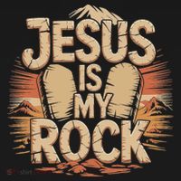 Christian Jesus Is My Rock Bible Verse Biblical Baby Bodysuit thumb 2