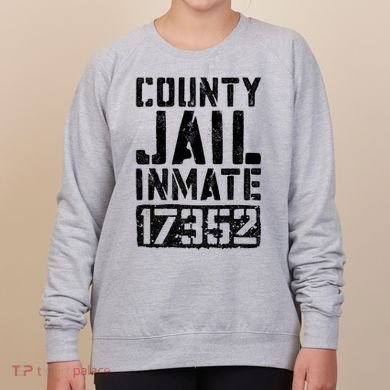 County Jail Inmate Inmate Costume Women's Sweatshirt