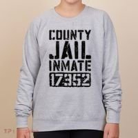 County Jail Inmate Inmate Costume Women's Sweatshirt thumb 0