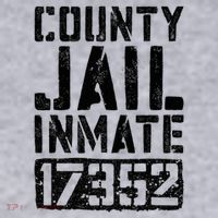 County Jail Inmate Inmate Costume Women's Sweatshirt thumb 2