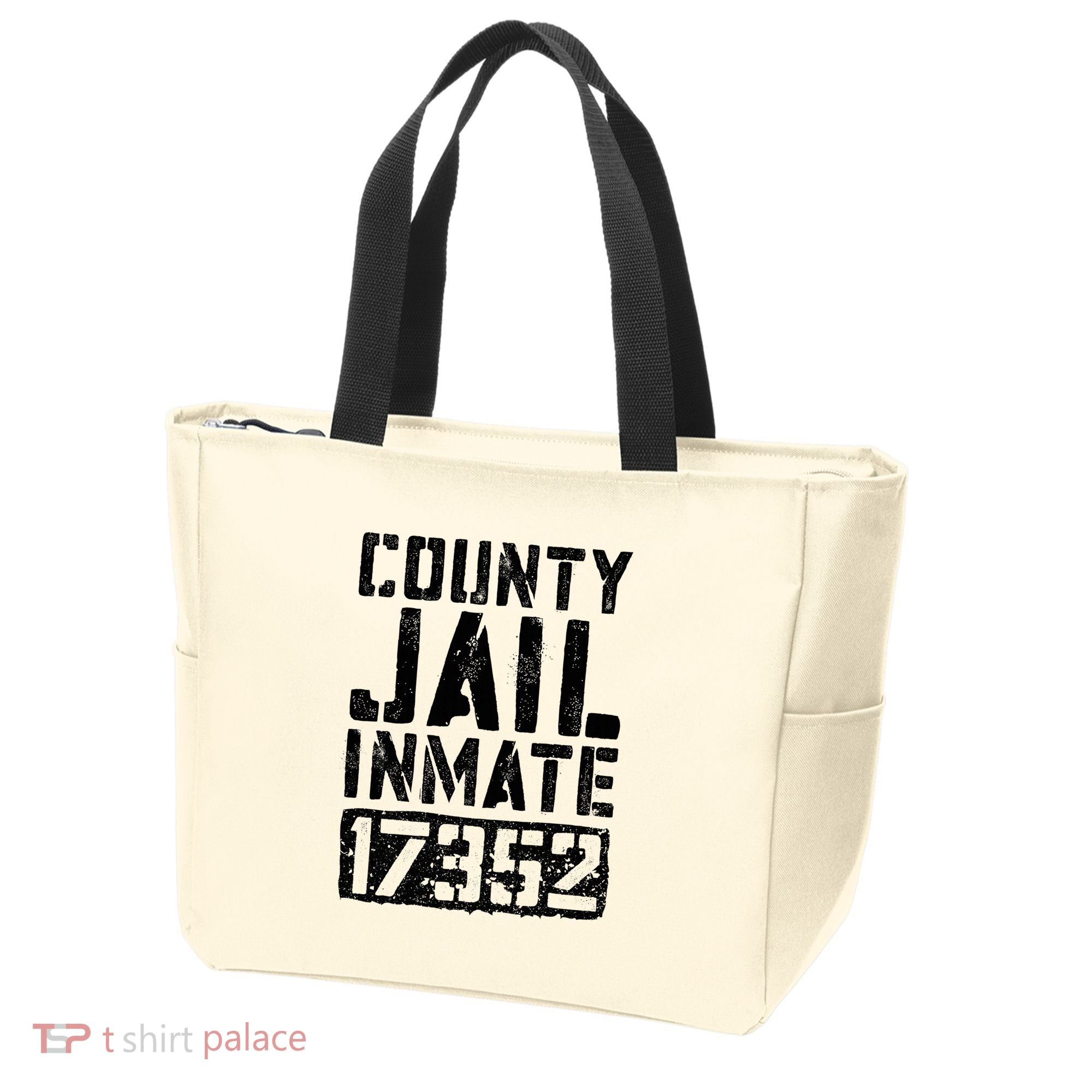 County Jail Inmate Inmate Costume Tote Bag