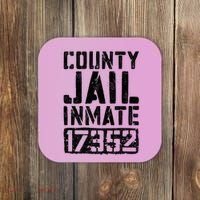 County Jail Inmate Inmate Costume Coaster thumb 0