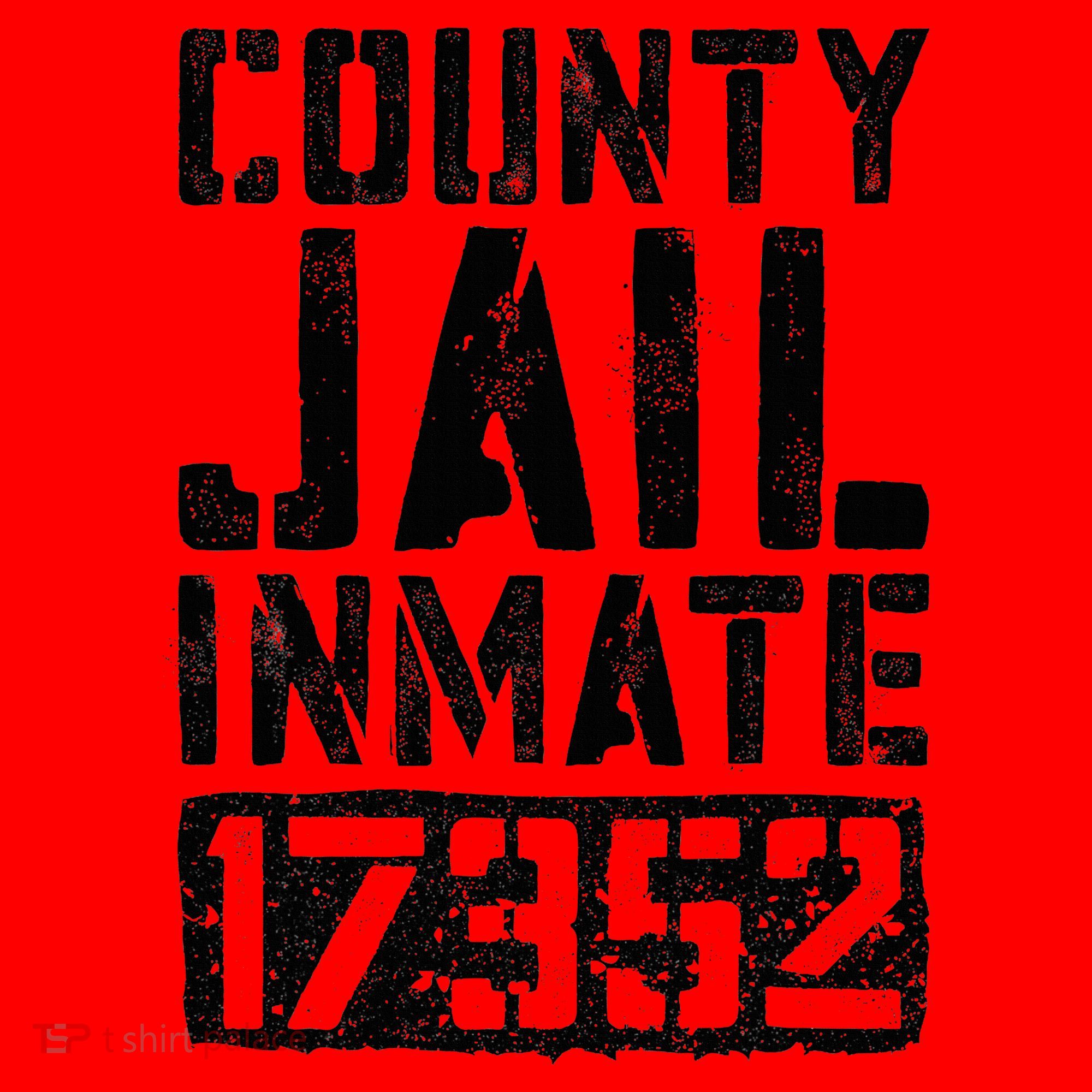 County Jail Inmate Inmate Costume Santa Hat