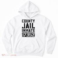 County Jail Inmate Inmate Costume Hoodie thumb 0