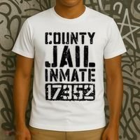 County Jail Inmate Inmate Costume T-Shirt thumb 3