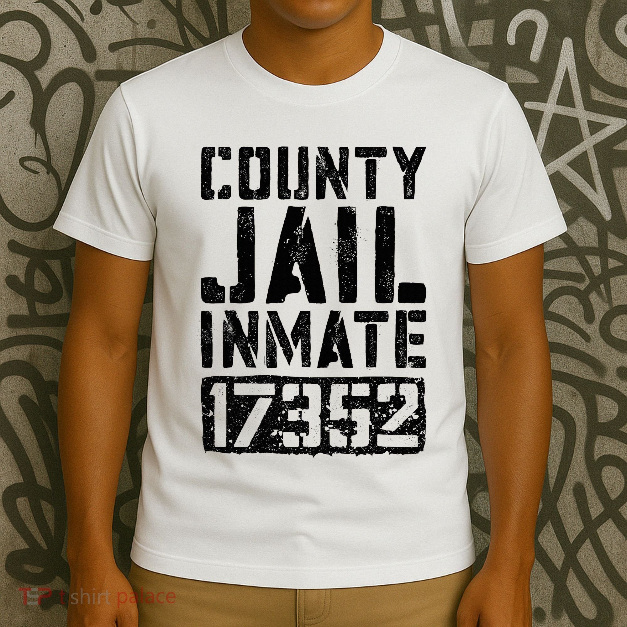 County Jail Inmate Inmate Costume T-Shirt