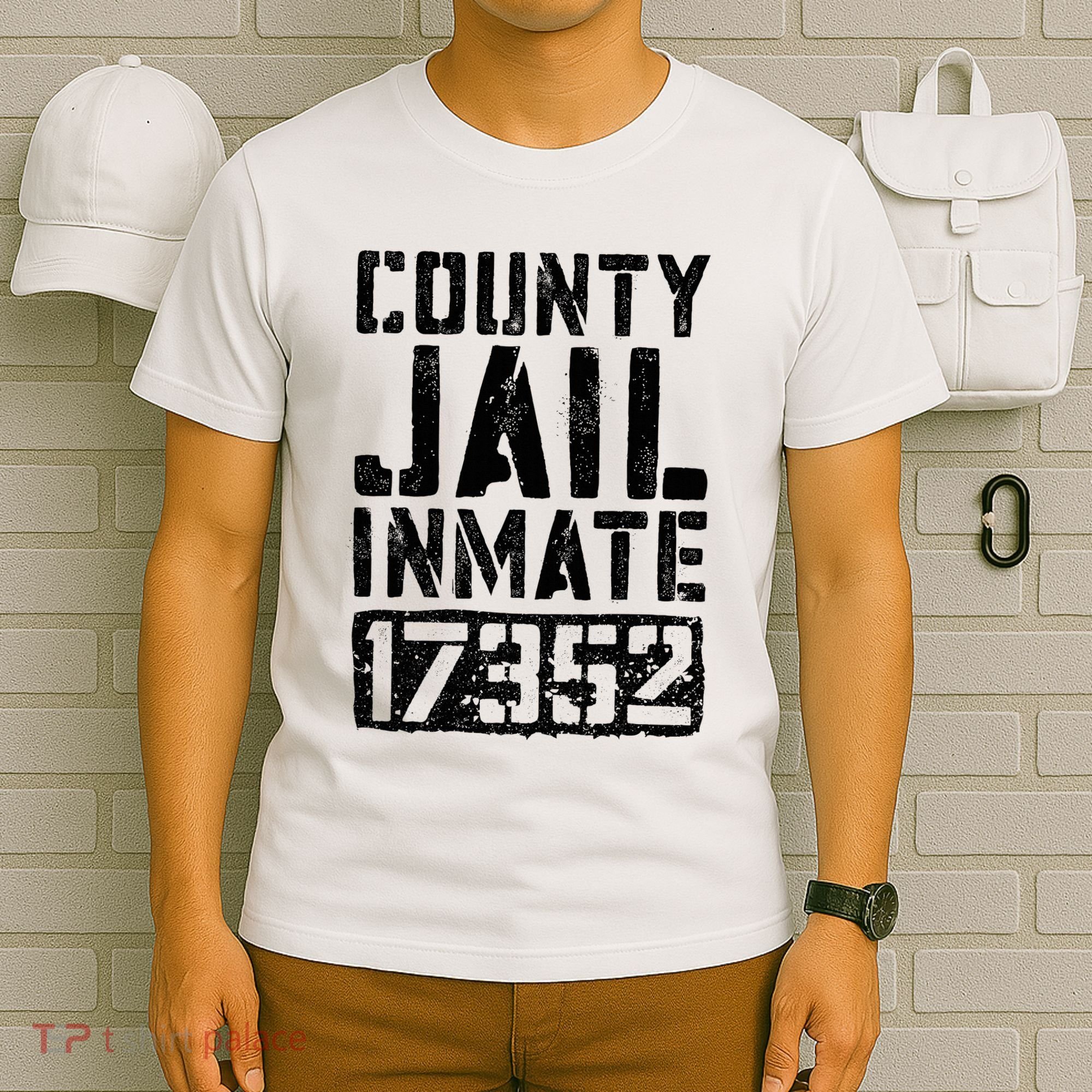 County Jail Inmate Inmate Costume T-Shirt