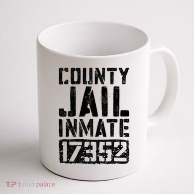 County Jail Inmate Inmate Costume Coffee Mug back