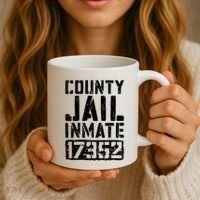 County Jail Inmate Inmate Costume Coffee Mug thumb 3