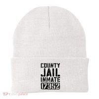 County Jail Inmate Inmate Costume Beanie thumb 0