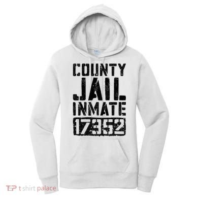 County Jail Inmate Inmate Costume Women's Hoodie