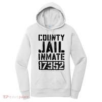 County Jail Inmate Inmate Costume Women's Hoodie thumb 0