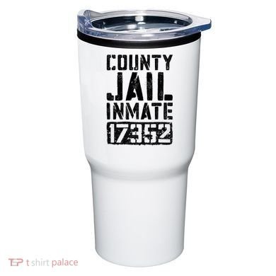 County Jail Inmate Inmate Costume Tumbler