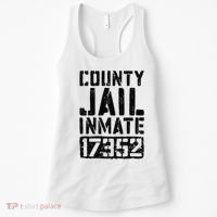 County Jail Inmate Inmate Costume Women's Tank Top thumb 0