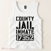 County Jail Inmate Inmate Costume Tank Top thumb 2